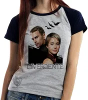 Baby look blusa Feminina divergente insurgente convergente - Foto 3