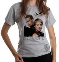Baby look blusa Feminina divergente insurgente convergente - Foto 5