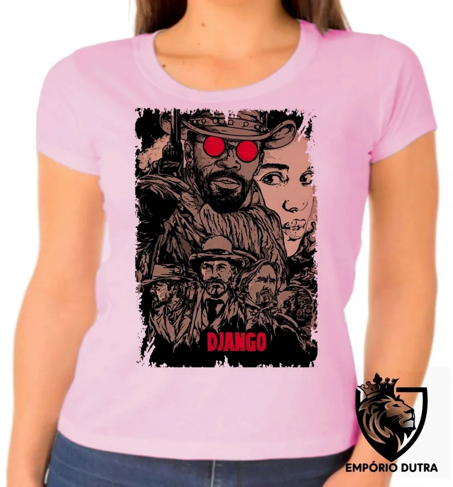 Baby look blusa Feminina Django livre