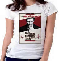 Baby look blusa Feminina Dr House Everything sucks - Foto 3