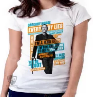Baby look blusa Feminina Dr House Gregory - Foto 2