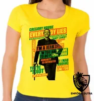 Baby look blusa Feminina Dr House Gregory - Foto 4