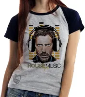 Baby look blusa Feminina Dr House music - Foto 2