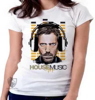Baby look blusa Feminina Dr House music - Foto 3