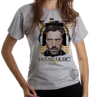 Baby look blusa Feminina Dr House music - Foto 4