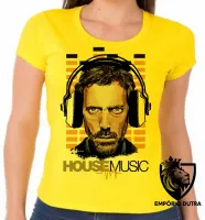 Baby look blusa Feminina Dr House music - Foto 5