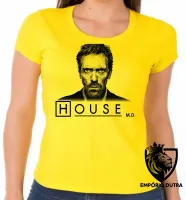Baby look blusa Feminina Dr. House desenho - Foto 5