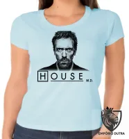 Baby look blusa Feminina Dr. House desenho - Foto 6