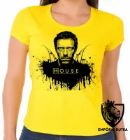 Baby look blusa Feminina Dr. House pintado - Foto 5