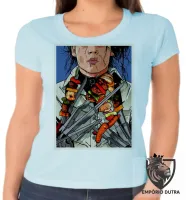 Baby look blusa Feminina Edward Mãos de tesoura churrasco - Foto 2