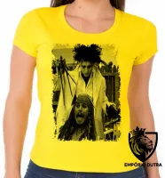 Baby look blusa Feminina Edward mãos de tesoura jack sparrow - Foto 5