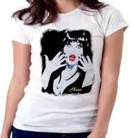Baby look blusa Feminina elvira rainha das trevas - Foto 3