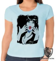 Baby look blusa Feminina elvira rainha das trevas - Foto 6