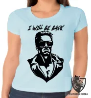 Baby look blusa Feminina Exterminador do Futuro I will be back - Foto 6
