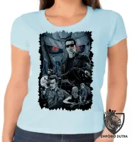 Baby look blusa Feminina exterminador do futuro terminator 2 julgamento final - Foto 3