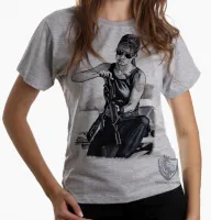 Baby look blusa Feminina exterminador do futuro terminator Sarah Connor - Foto 4