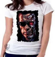 Baby look blusa Feminina exterminador do futuro terminator maquinas - Foto 3