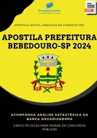 Apostila Pref Bebedouro SP Psicopedagogo 2024