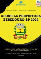 Apostila Pref Bebedouro SP Técnico Contabilidade 2024