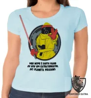 Baby look blusa Feminina extraterrestre darth vulcano - Foto 2