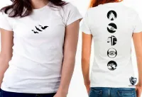 Baby look blusa Feminina facções divergente - Foto 3