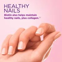 Hair Skin Nails Nature's Bounty C/120softgel 5000mcg Biotin - Foto 2