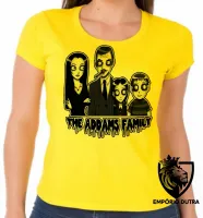 Baby look blusa Feminina familia addams personagens serie terror - Foto 2