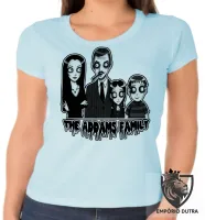 Baby look blusa Feminina familia addams personagens serie terror - Foto 3