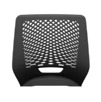 Kit com 2 unidades Cadeira de Aproximação Beezi 4 Pés Estrutura Preta com Rodizios  e Braços Fixos - Foto 4