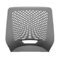 Kit com 2 unidades Cadeira de Aproximação Beezi 4 Pés Estrutura Preta com Rodizios  e Braços Fixos - Foto 6