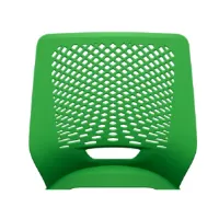 Kit com 2 unidades Cadeira de Aproximação Beezi 4 Pés Estrutura Preta com Rodizios  e Braços Fixos - Foto 7