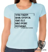 Baby look blusa Feminina Frase filme poderoso chefão The Godfather - Foto 2