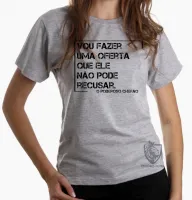 Baby look blusa Feminina Frase filme poderoso chefão The Godfather - Foto 5