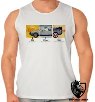 Camiseta Regata adulto ou infantil DeLorean em quadros - Foto 2
