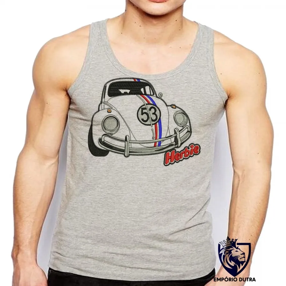 Camiseta Regata adulto ou infantil Herbie