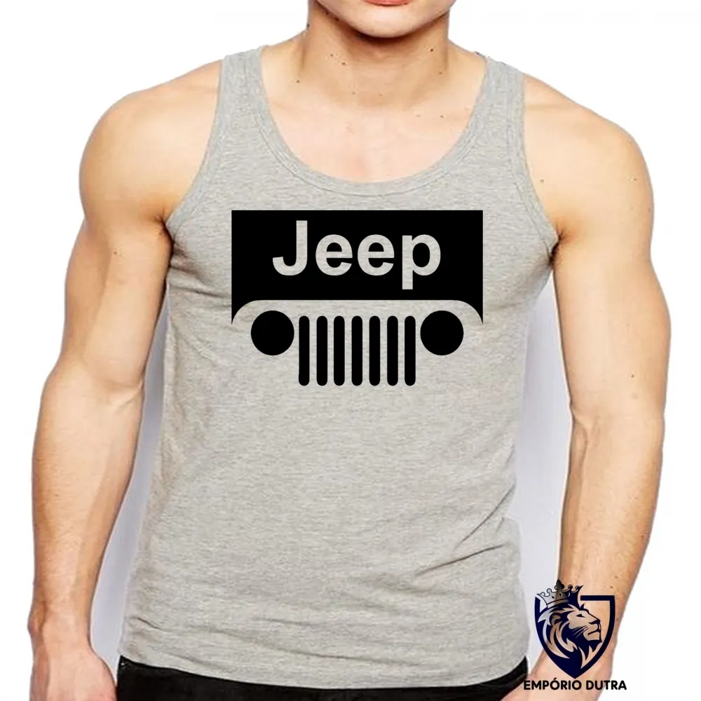 Camiseta Regata adulto ou infantil Jeep carro off road estilo vida aventura Imagem