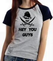 Baby look blusa Feminina Goonies hey you guys caveira sloth - Foto 2