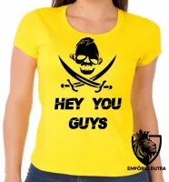 Baby look blusa Feminina Goonies hey you guys caveira sloth - Foto 5