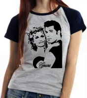 Baby look blusa Feminina Grease john travolta tempos brilhantina - Foto 3