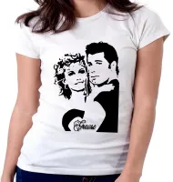 Baby look blusa Feminina Grease john travolta tempos brilhantina - Foto 4