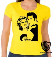 Baby look blusa Feminina Grease john travolta tempos brilhantina - Foto 6