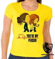 Baby look blusa Feminina Greys Anatomy medicas hospital - Foto 3