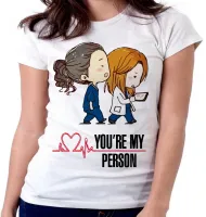 Baby look blusa Feminina Greys Anatomy medicas hospital - Foto 5