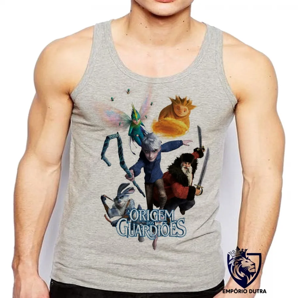 Camiseta Regata adulto ou infantil A Origem dos Guardiões