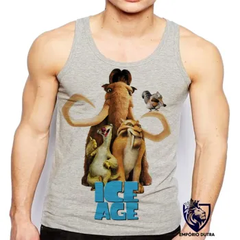 Camiseta Regata adulto ou infantil A Era do gelo