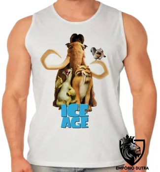 Camiseta Regata adulto ou infantil A Era do gelo - Foto 2