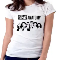 Baby look blusa Feminina Greys Anatomy seriado medico - Foto 5