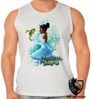 Camiseta Regata adulto ou infantil A princesa e o SApo vestido - Foto 2