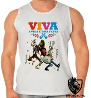 Camiseta Regata adulto ou infantil A vida é uma festa - Foto 2