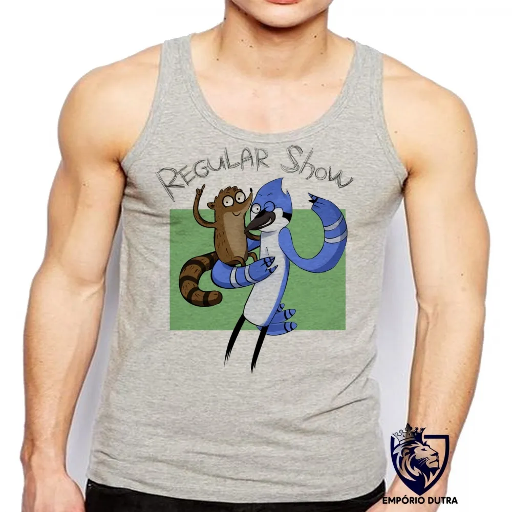 Camiseta Regata adulto ou infantil Apenas show mordecai rigby regular Imagem
